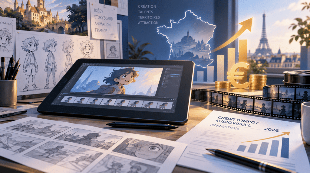 Animation : le crédit d’impôt audiovisuel double son plafond en 2026