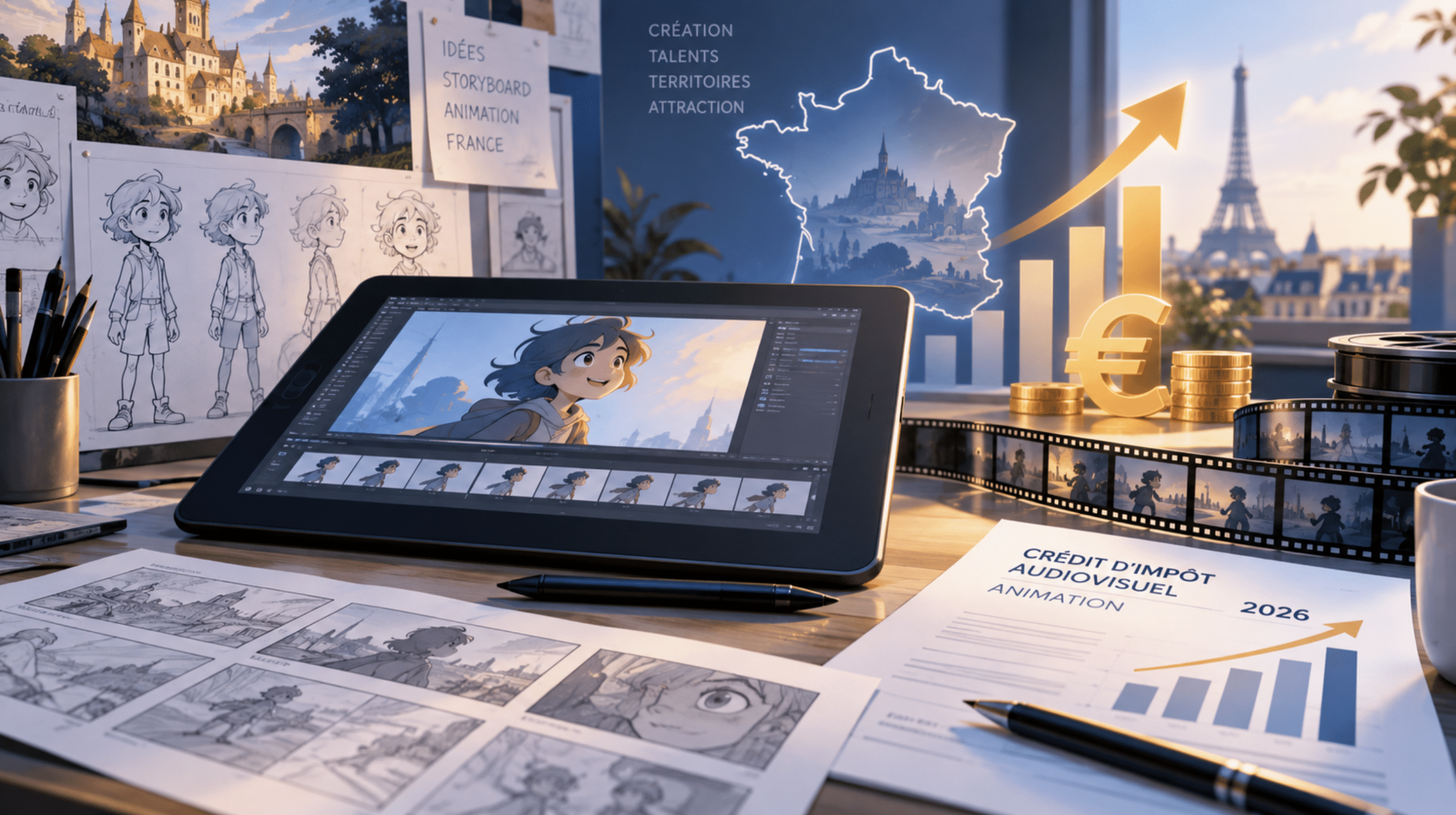 Animation : le crédit d’impôt audiovisuel double son plafond en 2026